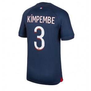 Lacne Muži Futbalové dres Paris Saint-Germain Presnel Kimpembe #3 2023-24 Krátky Rukáv - Domáci